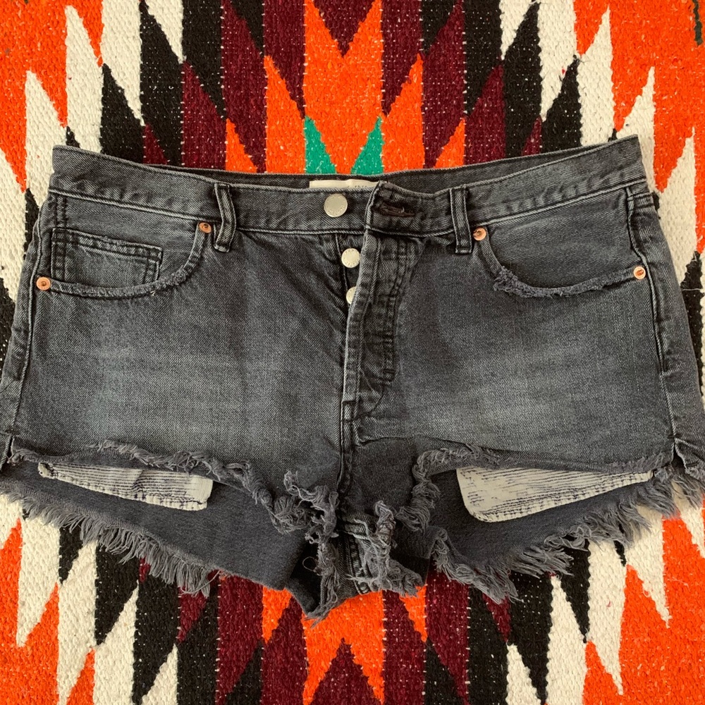 We the Free Cutoff Denim Shorts Size 31